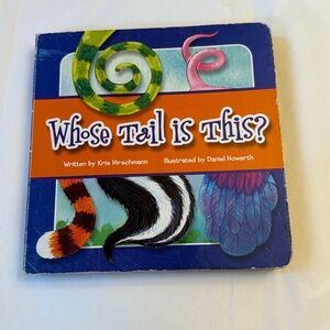 COPY - ⛱️2/$5⛱️Whose Tail is This ? Board flap book , crease first page other…